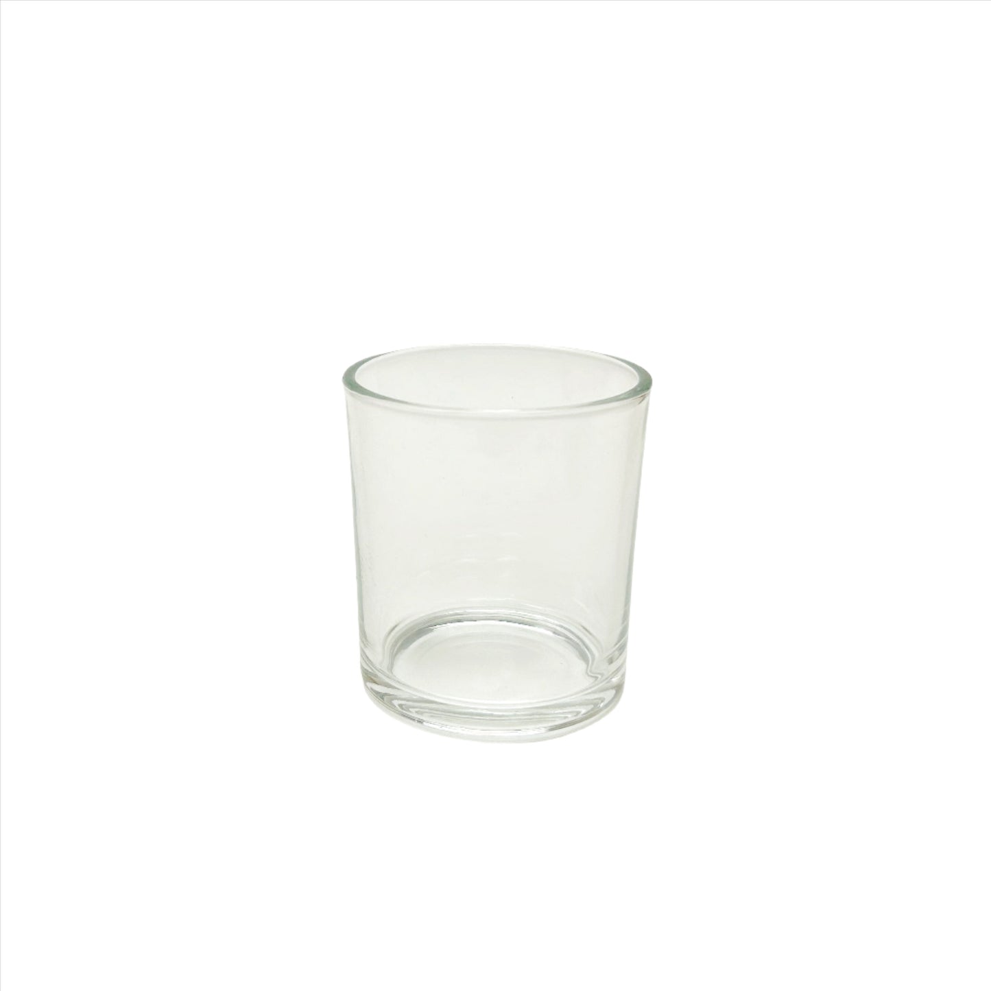 clear glass tumbler