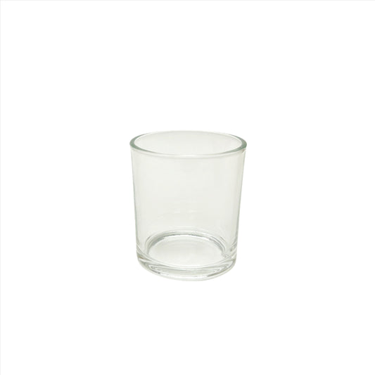 clear glass tumbler