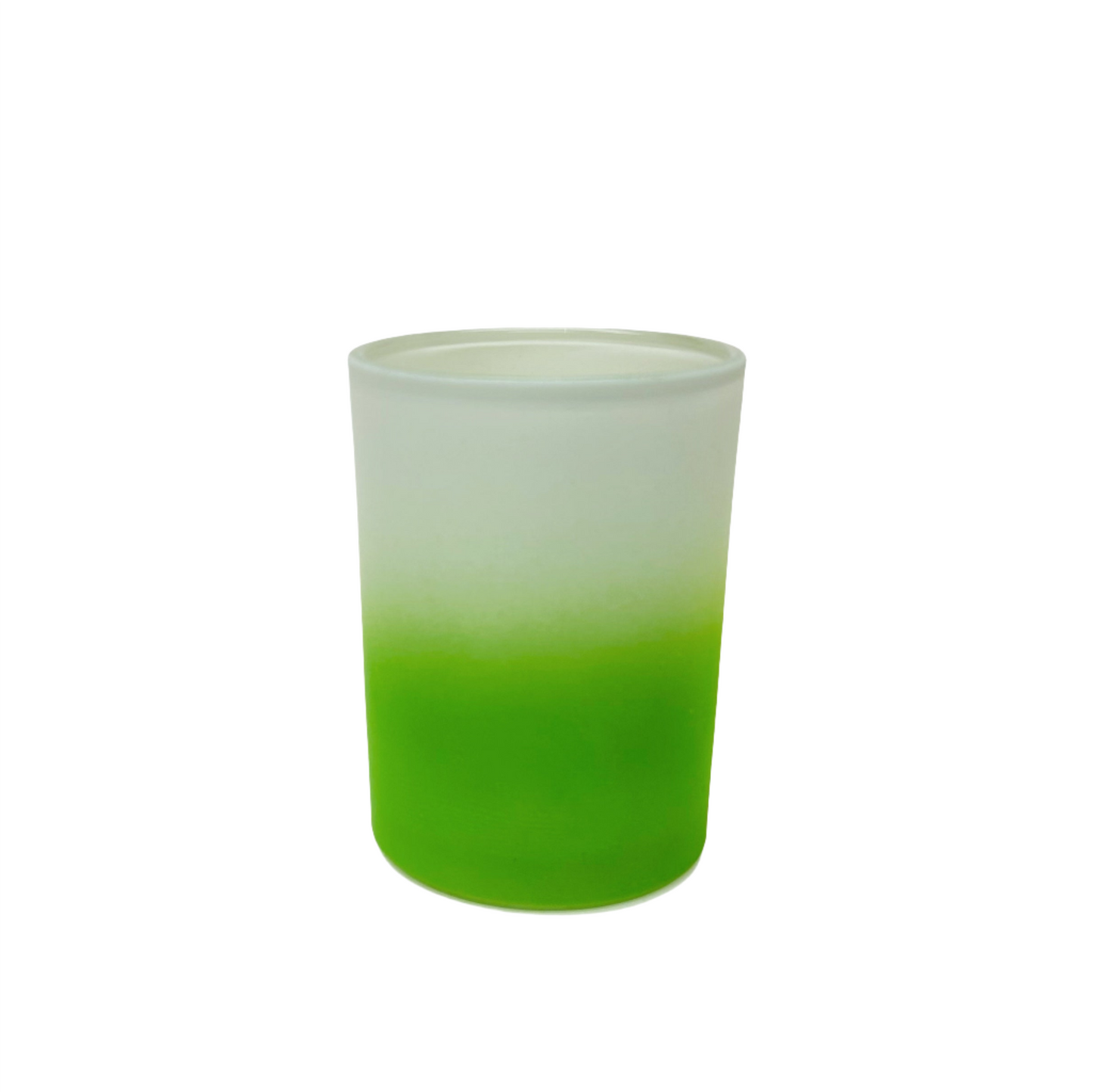 green glass jar
