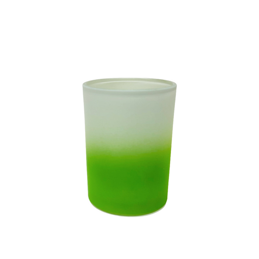 green glass jar