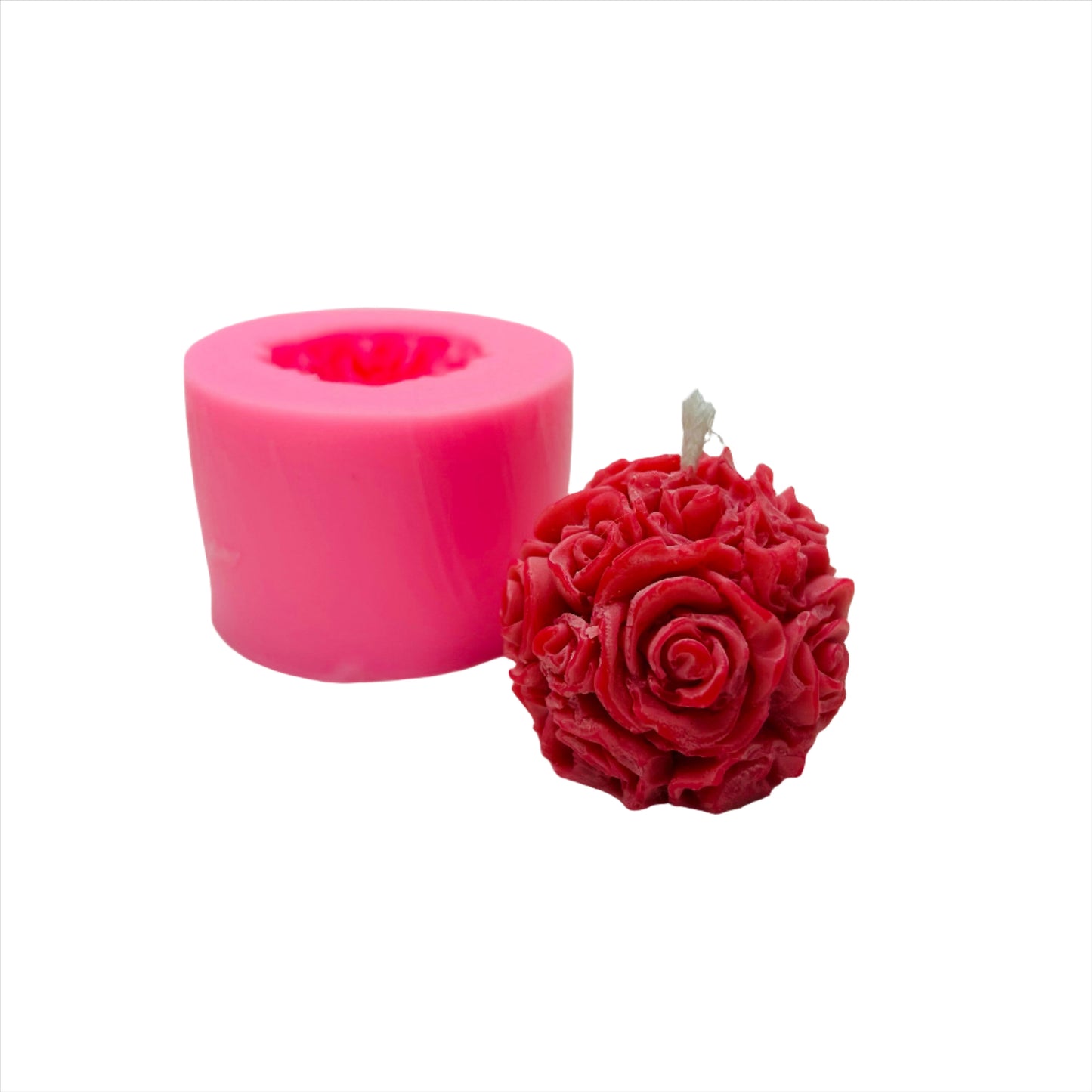 rose ball silicone mold