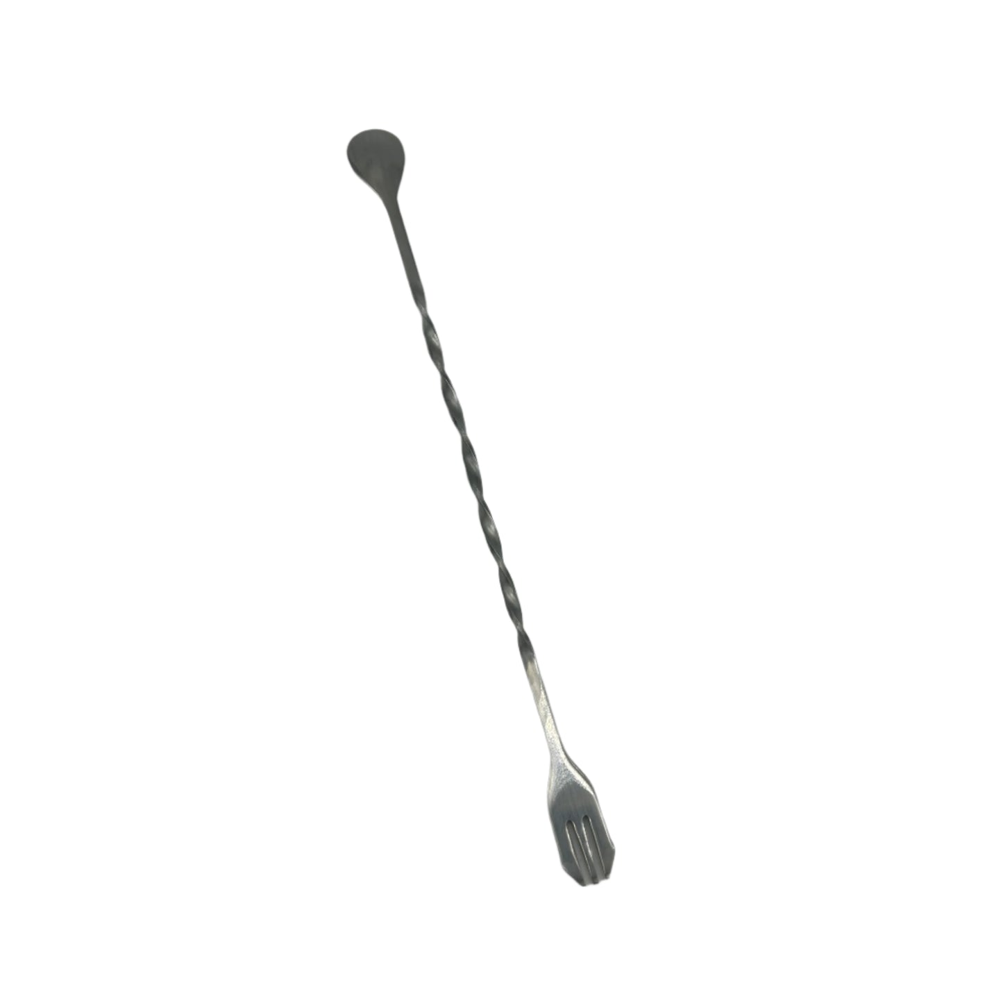 Metallic mixing spoon
