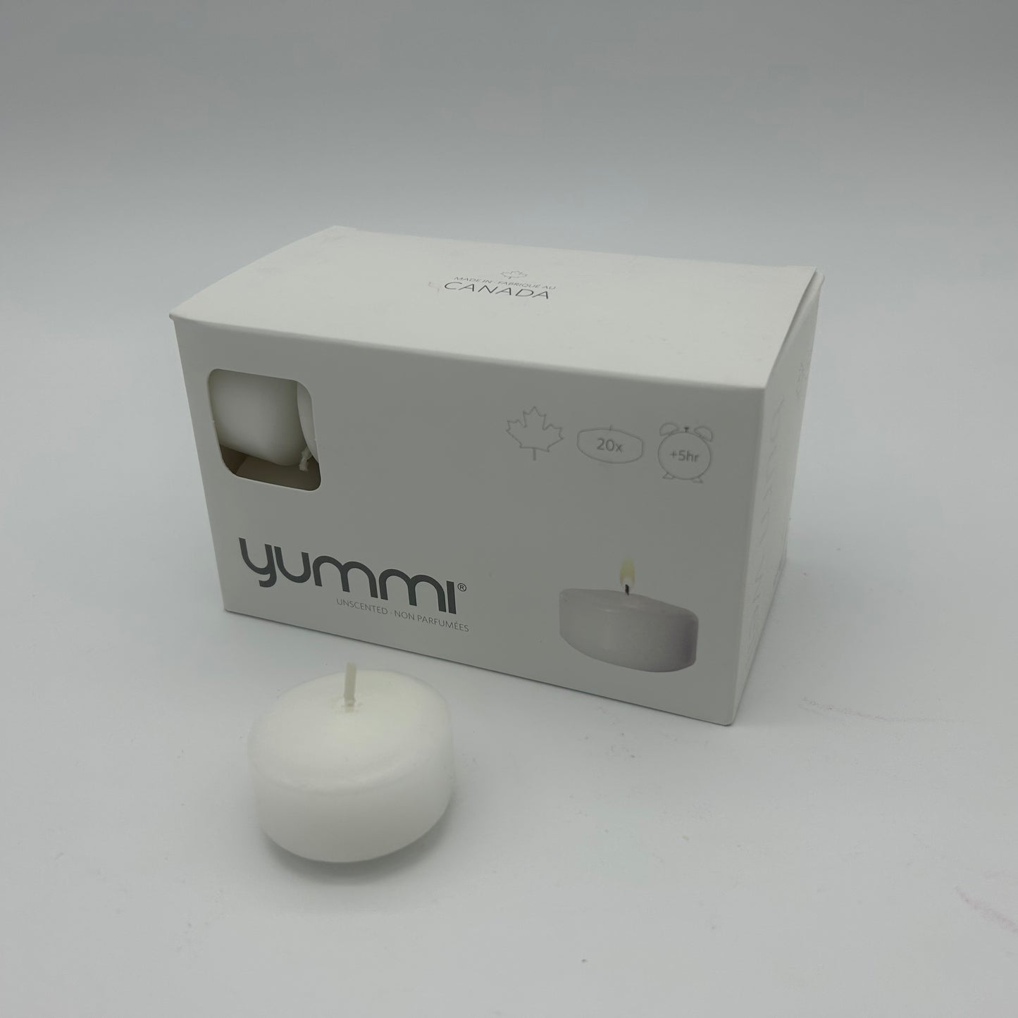Floating Candle 1.75" White