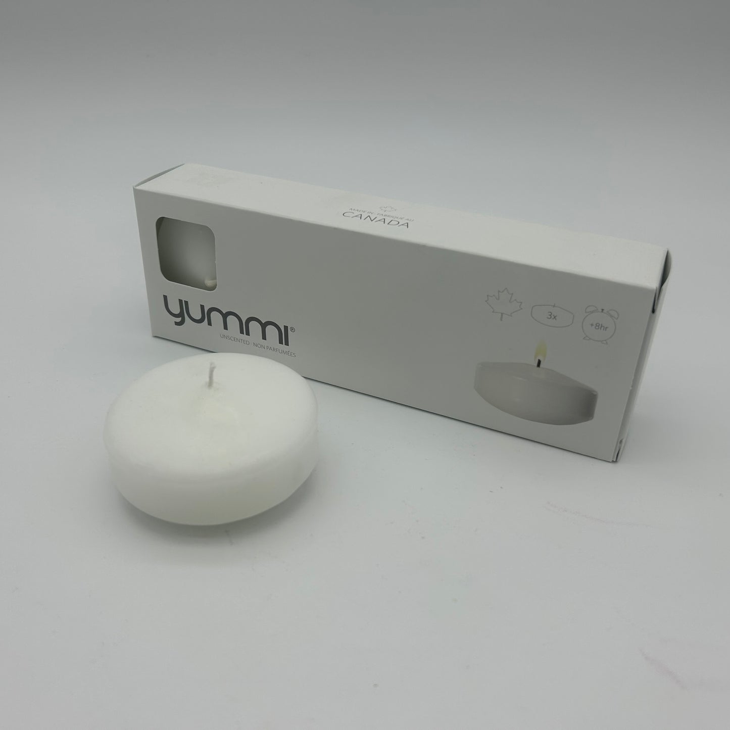 Floating Candle 2.8" White