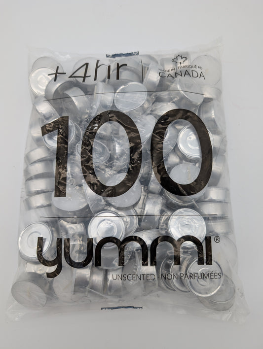 Tealights - Paraffin - Canadian Made - 100pcs