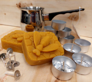 Beeswax Tealight Candle Kit