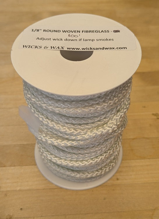 Fibreglass Lamp Wick 1/8"