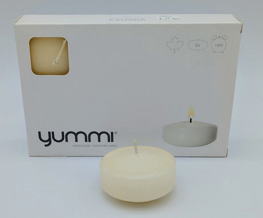 Floating Candle 2.25" Ivory