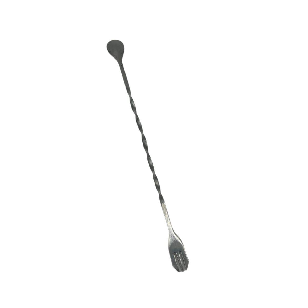 Metallic mixing spoon