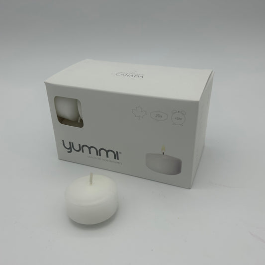 Floating Candle 1.75" White