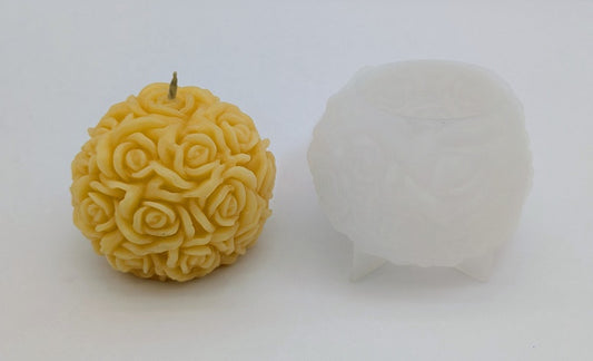 Rose Ball XL Silicone Mold