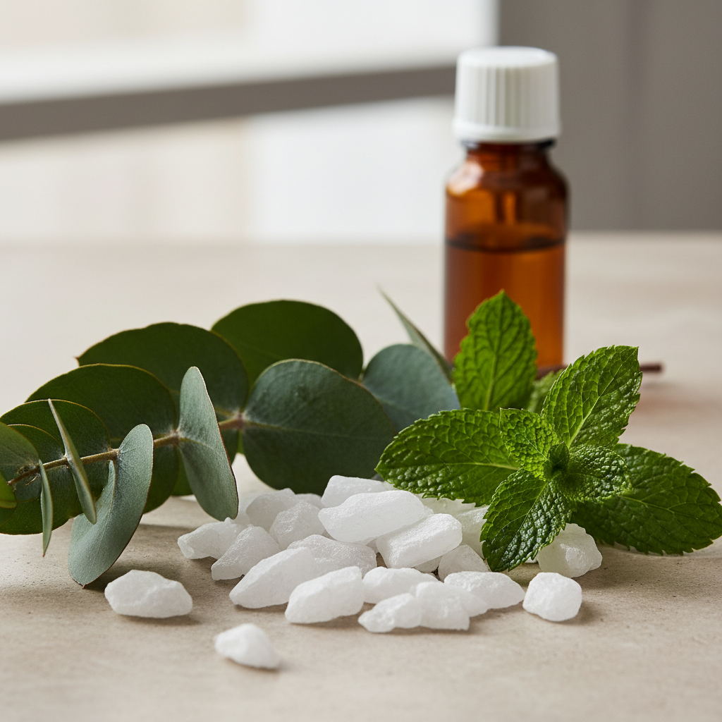 camphor eucalyptus mint essential oil